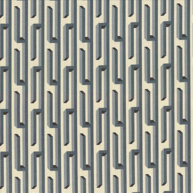 Nobu Fret Mist by Kasmir Designer Fabric 5089 100% Cotton USA 12,000 Wyzenbeek Double Rubs Horizontal: 3 2/8 inches and Vertical: 4 4/8 inches 54 - Swanky Fabrics -