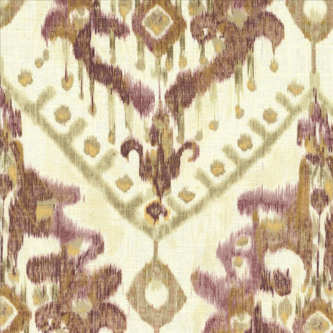 Painted Desert Plum by Kasmir Designer Fabric 5080 55% Linen
45% Rayon
 CHINA </p><p>Repeat: Horizontal: 9 inches and Vertical: 18 inches 54 - 55 - Swanky Fabrics -