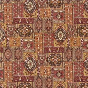 Patchwork Sunset by Kasmir Designer Fabric 5121 55% Linen 45% Viscose SOUTH KOREA 12,000 Wyzenbeek Double Rubs H: 27 inches, V: 26 4/8 inches 54 - Swanky Fabrics - Kasmir