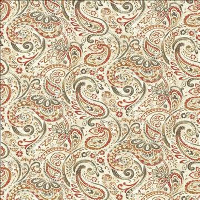 Pelletier Spice by Kasmir Designer Fabric 1434 100% Cotton INDONESIA 15,000 Wyzenbeek Double Rubs H: 54 inches, V: 24 inches 54 - 55 - Swanky Fabrics - Kasmir
