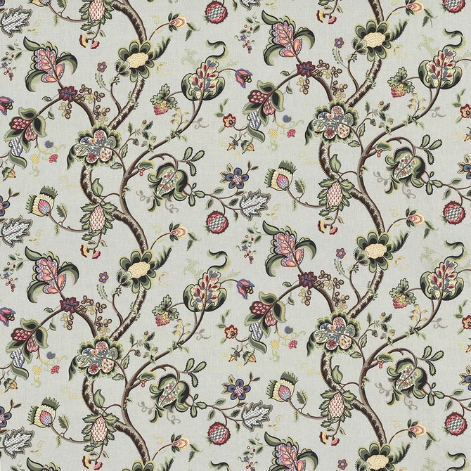 Pembroke Manor Meadow by Kasmir Designer Fabric See sample 100% Linen
 USA 9,000 Wyzenbeek Double Rubs </p><p>Repeat: Horizontal: 27 inches and Vertical: 24 inches 54 - Swanky Fabrics -