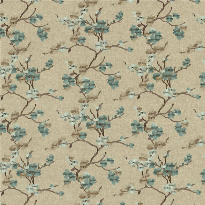 Picturesque Lagoon by Kasmir Designer Fabric See sample 73% Cotton
27% Polyester
 INDIA 15,000 Wyzenbeek Double Rubs </p><p>Repeat: Horizontal: 25 2/8 inches and Vertical: 18 5/8 inches 54 - Swanky Fabrics -
