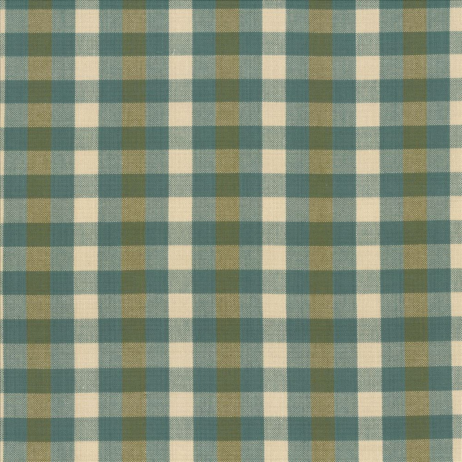Pixie Plaid Basil by Kasmir Designer Fabric 5090 100% Cotton INDIA 6,000 Wyzenbeek Double Rubs Horizontal: 4 inches and Vertical: 2 inches 54 - Swanky Fabrics -