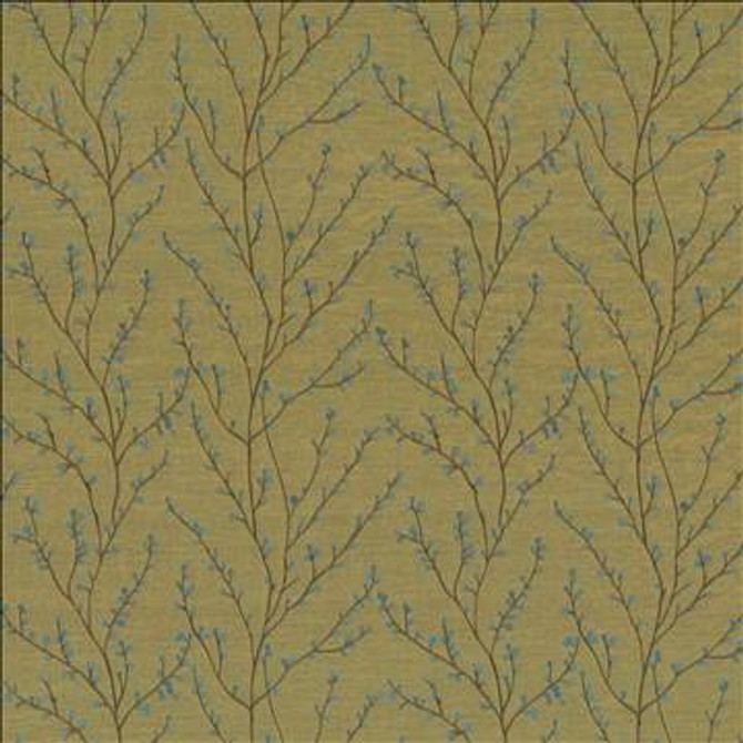 Plum Grove Celeriac by Kasmir Designer Fabric 1442 87% Rayon 13% Polyester Embroidery Contents 100% Polyester INDIA 9,000 Wyzenbeek Double Rubs H: 17 3/8 inches, V: 15 4/8 inches 52 - 55 - Swanky Fabrics - Kasmir