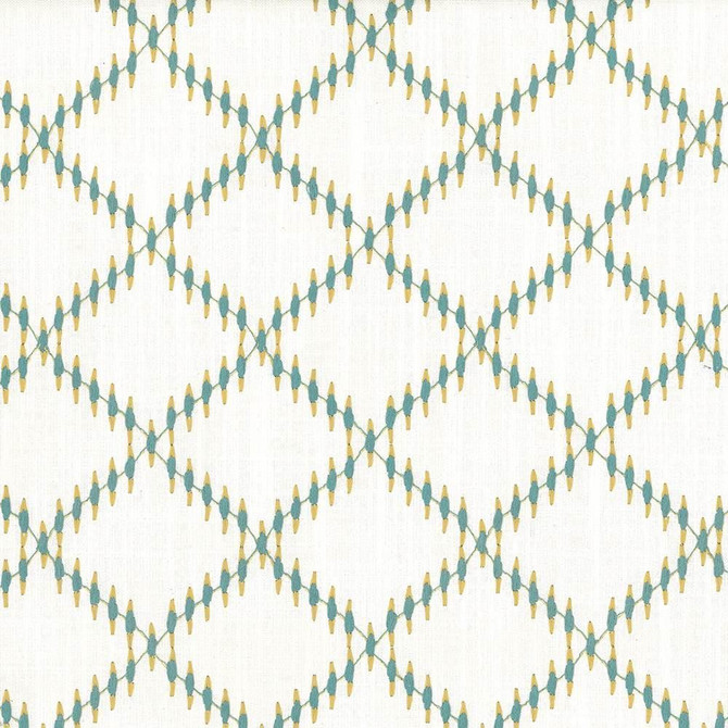 Quail Ridge Seaglass by Kasmir Designer Fabric 1442 58% Cotton
35% Polyester
7% Rayon
Embroidery
100% Viscose
 INDIA Not Tested </p><p>Repeat: Horizontal: 3 6/8 inches and Vertical: 3 inches 51 - Swanky Fabrics -
