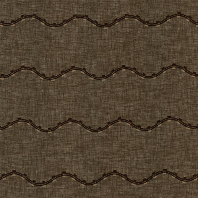 Rollercoaster Chocolate by Kasmir Designer Fabric 1444 100% Polyester
Embroidery
100% Polyester
 TURKEY </p><p>Repeat: Horizontal: 6 inches and Vertical: 6 inches 114 - Swanky Fabrics -