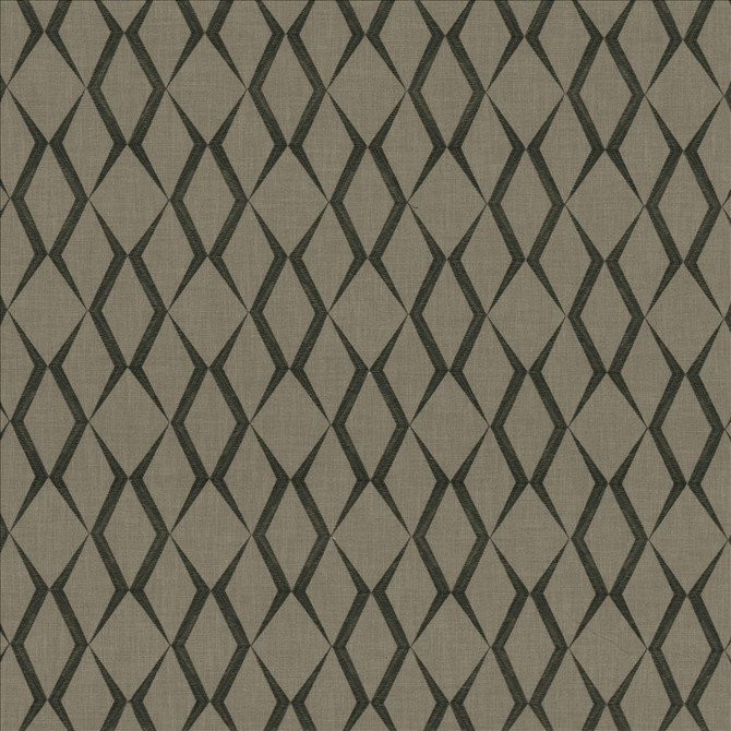 Ryland Trellis Thunder by Kasmir Designer Fabric 1438 100% Polyester Embroidery 100% Rayon INDIA 30,000 Wyzenbeek Double Rubs Horizontal: 6 4/8 inches and Vertical: 9 inches 51 - 55 - Swanky Fabrics -