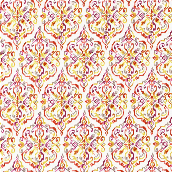 Santika Punch by Kasmir Designer Fabric 5106 90% Cotton 10% Linen CHINA 51,000 Wyzenbeek Double Rubs Horizontal: 13 6/8 inches and Vertical: 27 inches 54 - 55 - Swanky Fabrics -