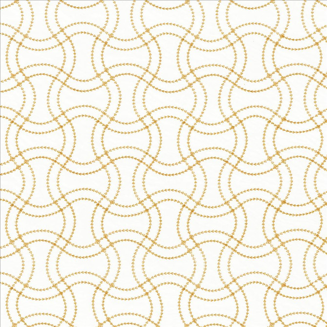 Sawtooth Butterscotch by Kasmir Designer Fabric 5108 100% Polyester TURKEY Not Tested Horizontal: 6 2/8 inches and Vertical: 6 2/8 inches 118 - 119 - Swanky Fabrics -
