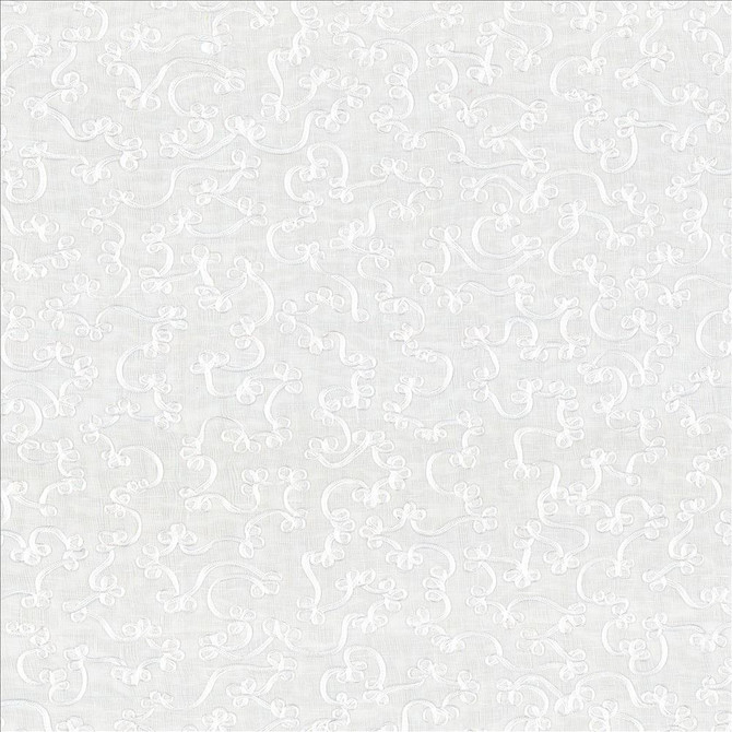 Scroll Down Snow  by Kasmir Designer Fabric 1443 100% Linen
Embroidery
100% Nylon
 CHINA Not Tested Horizontal: 16 4/8 inches and Vertical: 12 inches 52  - Swanky Fabrics -
