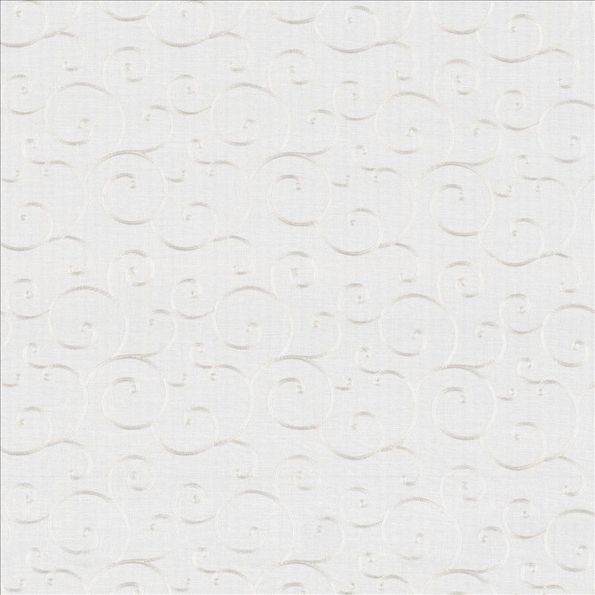 Scrolltop Snow by Kasmir Designer Fabric 5077 100% Polyester
Embroidery
100% Polyester
 CHINA </p><p>Repeat: Horizontal: 9 4/8 inches and Vertical: 11 6/8 inches 45 - 56 - Swanky Fabrics -