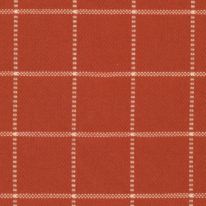 Skylar Check Lobster by Kasmir Designer Fabric 5070 100% Cotton INDIA 9,000 Wyzenbeek Double Rubs Horizontal: 2 2/8 inches and Vertical: 2 2/8 inches 54 - Swanky Fabrics -