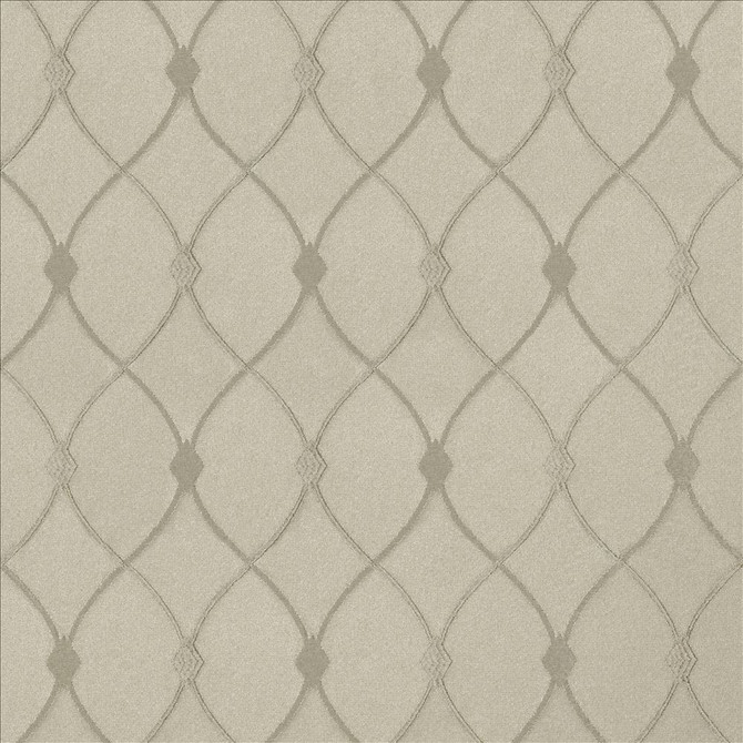 Slipper Trellis Platinum by Kasmir Designer Fabric 5119 100% Polyester
 INDIA 30,000 Wyzenbeek Double Rubs </p><p>Repeat: Horizontal: 3 1/8 inches and Vertical: 5 1/8 inches 56 - Swanky Fabrics -