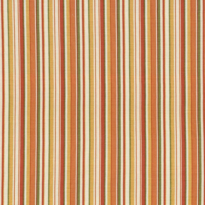 Spring Stripe Apricot  by Kasmir Designer Fabric 5017 100% Cotton
 PAKISTAN 15,000 Wyzenbeek Double Rubs Horizontal: 5 inches and Vertical: N/A 54  - Swanky Fabrics -