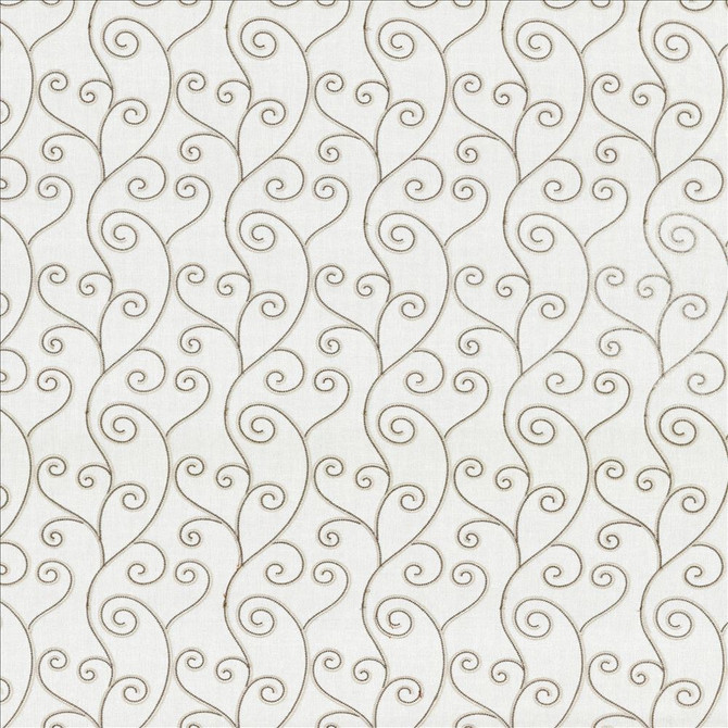 Swoop Off White by Kasmir Designer Fabric 1443 80% Polyester
20% Viscose
Embroidery
100% Polyester
 INDIA </p><p>Repeat: Horizontal: 6 4/8 inches and Vertical: 9 4/8 inches 55 - Swanky Fabrics -