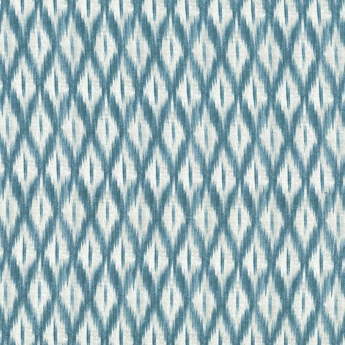 Tiburon Teal by Kasmir Designer Fabric 5073 100% Cotton
 PAKISTAN </p><p>Repeat: Horizontal: 6 6/8 inches and Vertical: 9 inches 54 - 55 - Swanky Fabrics -