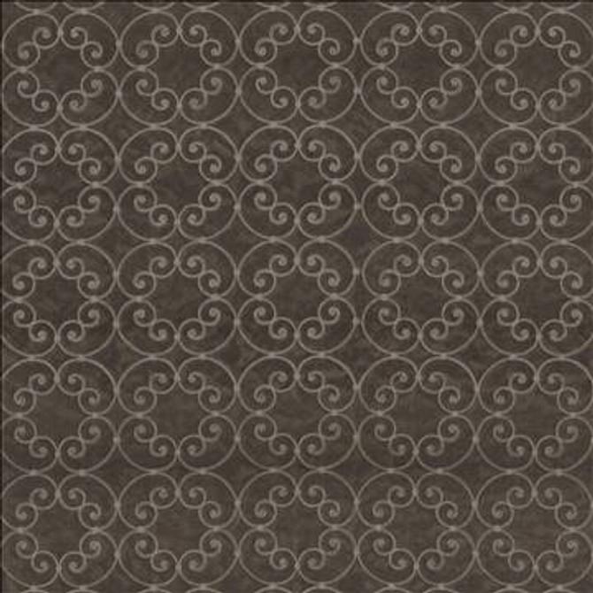 Tracery Onyx Grey by Kasmir Designer Fabric 5067 100% Polyester Embroidery Contents 100% Polyester CHINA Not Tested H: 5 6/8 inches, V: 5 6/8 inches 56 - 58 - Swanky Fabrics - Kasmir