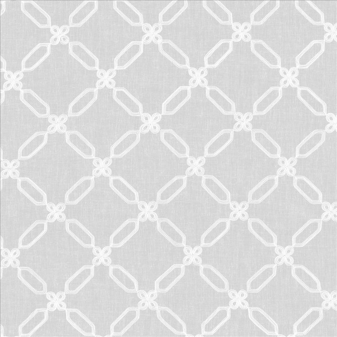 Transport White  by Kasmir Designer Fabric 5108 100% Polyester
 CHINA Not Tested Horizontal: 6 inches and Vertical: 6 inches 56  - Swanky Fabrics -