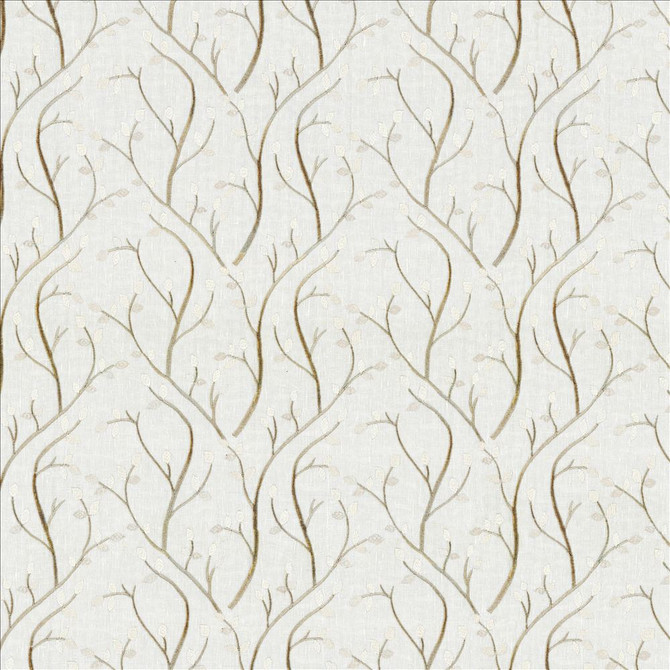 Tuscan Vine Cloud by Kasmir Designer Fabric See sample 54% Linen
32% Cotton
14% Polyester
Embroidery
100% Viscose
 INDIA Not Tested </p><p>Repeat: Horizontal: 13 2/8 inches and Vertical: 9 inches 55 - Swanky Fabrics -