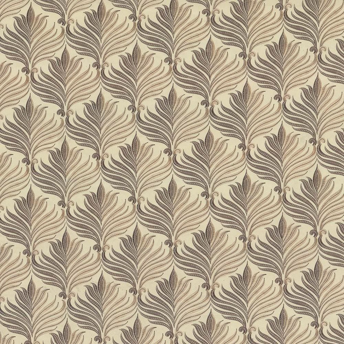 Valmont Sandstone by Kasmir Designer Fabric 1433 100% Polyester Embroidery 100% Polyester INDIA Not Tested Horizontal: 6 6/8 inches and Vertical: 9 4/8 inches 39 - 55 - Swanky Fabrics -