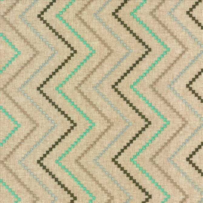 Wanderer Jewel by Kasmir Designer Fabric 5114 70% Polyester
30% Cotton
 INDIA </p><p>Repeat: Horizontal: 6 4/8 inches and Vertical: 6 2/8 inches 52 - 56 - Swanky Fabrics -