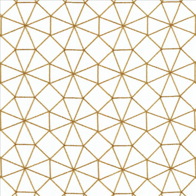 Webwork Gold by Kasmir Designer Fabric 5108 100% Polyester
 TURKEY </p><p>Repeat: Horizontal: 4 2/8 inches and Vertical: 4 2/8 inches 60 - 62 - Swanky Fabrics -