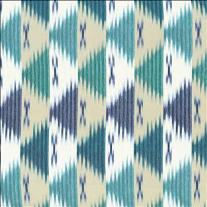 Zimbali Ocean by Kasmir Designer Fabric 1436 100% Linen CHINA 48,000 Wyzenbeek Double Rubs H: 9 inches, V: 25 2/8 inches 54 - Swanky Fabrics - Kasmir