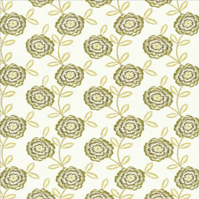 Caden Greenery by Kasmir Designer Fabric 5156 50% Cotton
50% Polyester
 INDIA </p><p>Repeat: Horizontal: 8 4/8 inches and Vertical: 9 2/8 inches 54 - Swanky Fabrics -