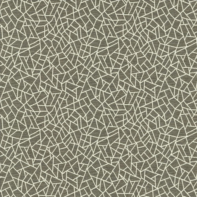 Cracked Glass Pewter by Kasmir Designer Fabric 5144 65% Polyester
35% Cotton
 INDIA </p><p>Repeat: Horizontal: 6 6/8 inches and Vertical: 7 6/8 inches 55 - Swanky Fabrics -
