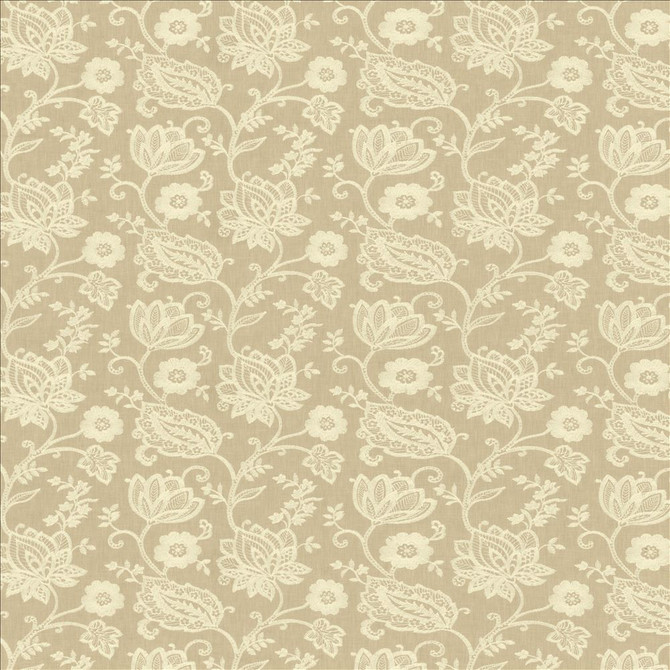 Galliard Sand by Kasmir Designer Fabric 5156 52% Cotton
48% Polyester
 INDIA </p><p>Repeat: Horizontal: 10 3/8 inches and Vertical: 9 inches 55 - Swanky Fabrics -