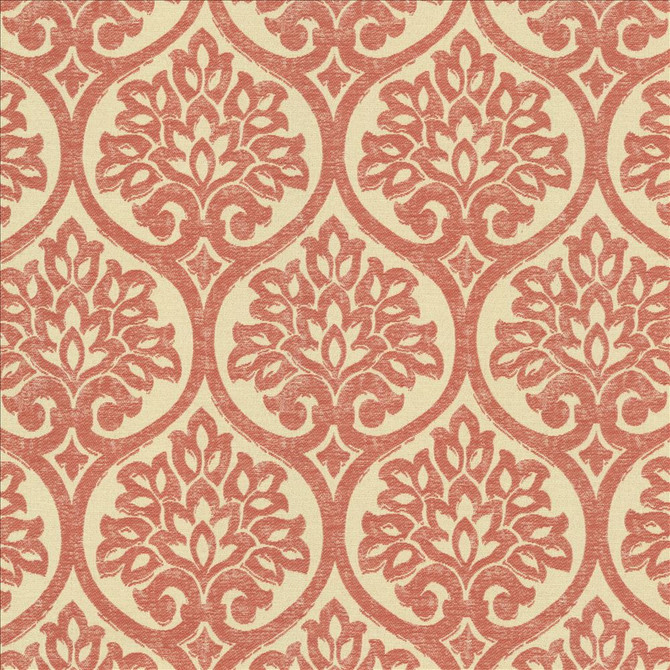 Lali Coral by Kasmir Designer Fabric See sample 61% Cotton
39% Polyester
 TURKEY 50,000 Wyzenbeek Double Rubs </p><p>Repeat: Horizontal: 7 inches and Vertical: 9 6/8 inches 54 - Swanky Fabrics -