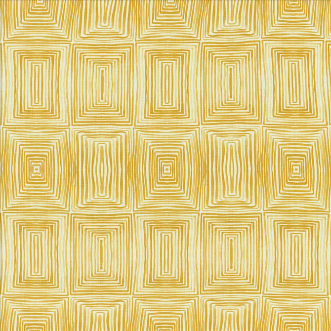 Quadri Mustard by Kasmir Designer Fabric 5155 100% Linen POLAND 12,500 Wyzenbeek Double Rubs Horizontal: 13 4/8 inches and Vertical: 17 6/8 inches 54 - Swanky Fabrics -