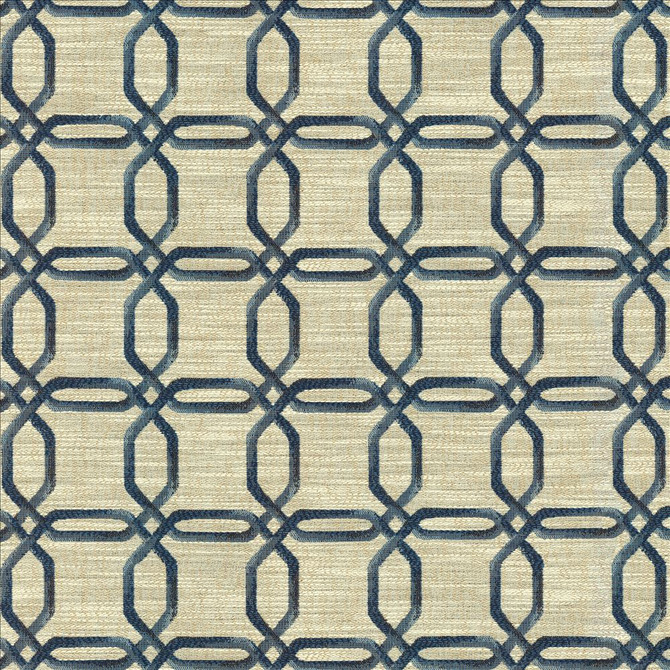 Sugarcane Blue Jay by Kasmir Designer Fabric 5145 100% Polyester
 CHINA </p><p>Repeat: Horizontal: 3 4/8 inches and Vertical: 3 2/8 inches 54 - Swanky Fabrics -