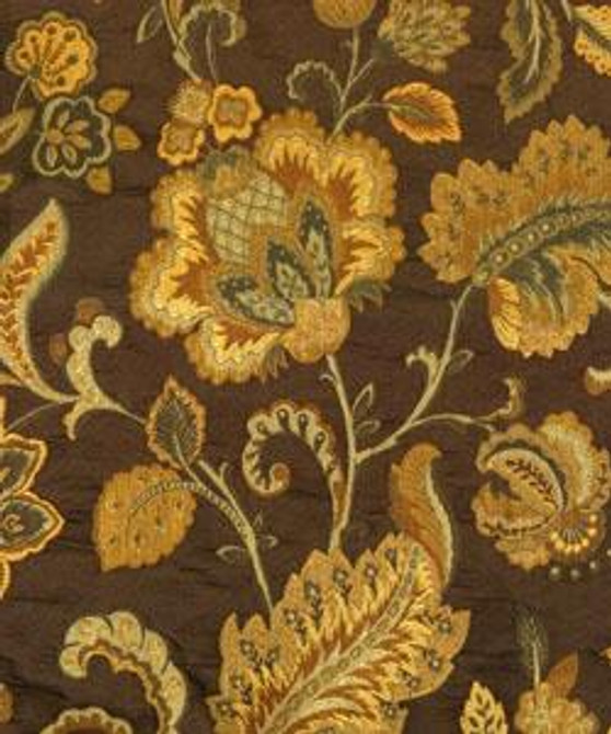 Arianna Mahogany M8257 by Barrow Industries Designer Fabric Traditional/2813 61% RAYON (S)
39% POLYESTER (F) Asia 24,000 DOUBLE RUBS Horizontal: 53-3/4" and Vertical: 27" 56" - Swanky Fabrics -