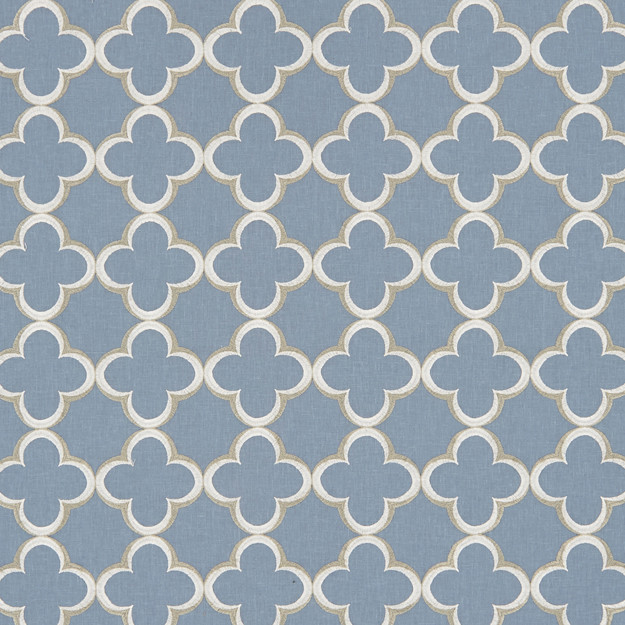 EMBLEM 63J8211 by JF Designer Fabric FELICITY 55% Polyester, 45% Cotton INDIA (see sample) Horizontal: 4.750 and Vertical: 4.750 54.00 - Swanky Fabrics -