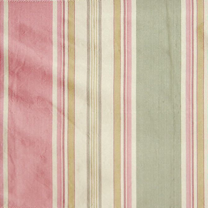 Ariel Stripe/Strawberry Caramel 2003-001 by Old World Weavers Designer Fabric STOCKED AT SCALAMANDRE WAREHOUSE 100% SILK INDIA LIGHT DUTY Horizontal: 0" and Vertical: 0" 54" - Swanky Fabrics -