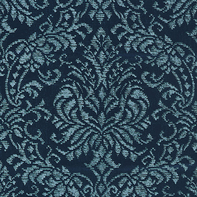 Camille Damask/Lakeside 27226-003 by Scalamandre Designer Fabric CALABRIA 45% POLYESTER 32% COTTON 14% LINEN|9% ACRYLIC INDIA LIGHT DUTY Horizontal: 34" and Vertical: 27" 54" - Swanky Fabrics -