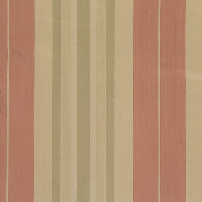 Deanna Stripe/Rose/Green 0016-001 by Old World Weavers Designer Fabric STOCKED AT SCALAMANDRE WAREHOUSE 100% SILK INDIA LIGHT DUTY Horizontal: 0" and Vertical: 55" - Swanky Fabrics -