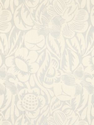 Deco Flower Mineral SC271310003 by Scalamandre Designer Fabric BOTANICA 100% LINEN ITALY MEDIUM DUTY Horizontal: 43.375" and Vertical: 27" 54 - Swanky Fabrics -