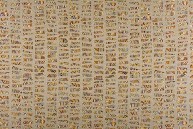 Galisteo GreyMulti JM72740002 by Fonthill Designer Fabric 63% COTTON 37% VISCOSE INDIA MEDIUM DUTY Horizontal: 21" and Vertical: 13" 54 - Swanky Fabrics -