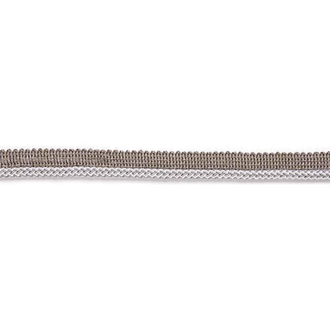 Georgica Braided Cord Silver Grey by Scalamandre
 Trim Scalamandre
 Trim Georgica Braided Cord Silver GreyTrim HAMPTONS TRIMMINGS 38% ACETATE 29% VISCOSE 27% ACRYLIC|6% COTTON ITALY </p><p>Repeat: H: , V: 0.25" - Fabric Carolina -