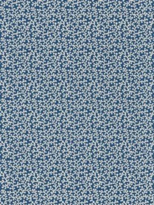 Hele Bay Cobalt ZS69490001 by Old World Weavers Designer Fabric DORSET COAST 100% LINEN INDIA LIGHT DUTY Horizontal: 5" and Vertical: 5" 55 - Swanky Fabrics -