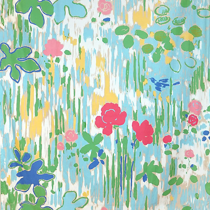 La Fenetre Ouverte/Multi by Scalamandre Fabric Scalamandre Fabric La Fenetre Ouverte/MultiFabric BELLE JARDIN 100% COTTON FRANCE </p><p>Repeat: H: 46.5", V: 51" 50" - Fabric Carolina -