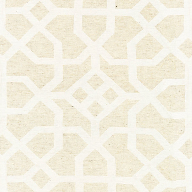 Linen Lattice Natural & Ivory by Scalamandre
 Fabric Scalamandre
 Fabric Linen Lattice Natural & IvoryFabric MODERN LUXURY 89% LINEN 9% VISCOSE 2% NYLON INDIA </p><p>Repeat: H: 23", V: 25" 53" - Fabric Carolina -