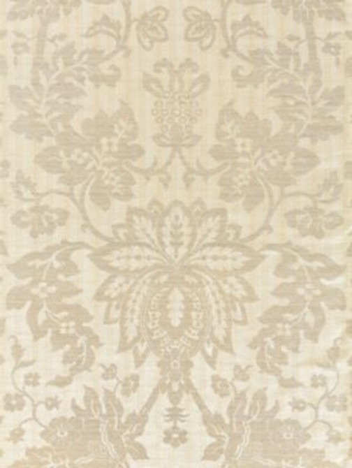Metalline Damask Champagne SC271360001 by Scalamandre Designer Fabric MODERN LUXURY 56% LINEN 24% POLYESTER 20% SILK INDIA MEDIUM DUTY Horizontal: 38.625" and Vertical: 27" 54.5 - Swanky Fabrics -