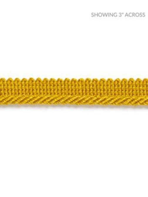 Millstone Twisted Cord Brass SCC3040009 by Scalamandre Designer Trim HAMPTONS TRIMMINGS 90% VISCOSE 10% ACRYLIC ITALY LIGHT DUTY Horizontal: and Vertical: 0.19 - Swanky Fabrics -