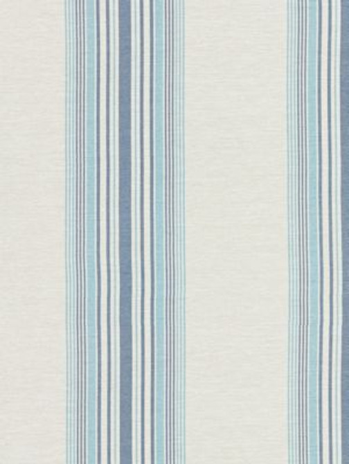 Nautical Stripe Caribe SC270690003 by Scalamandre Designer Fabric ENDLESS SUMMER INDOOR / OUTDOOR 100% POLYPROPYLENE BELGIUM HEAVY DUTY Horizontal: and Vertical: 18" 57 - Swanky Fabrics -