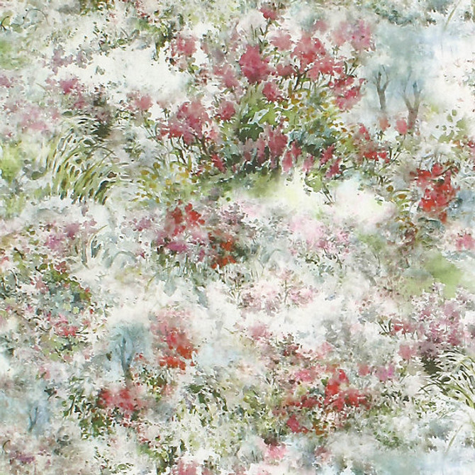 Parc Oriental/Blue Orchid Ps 00013066 by Old World Weavers Designer Fabric                                                                        52% COTTON 48% LINEN ITALY LIGHT DUTY Horizontal: 50" and Vertical: 53.5" 53.5"  - Swanky Fabrics -