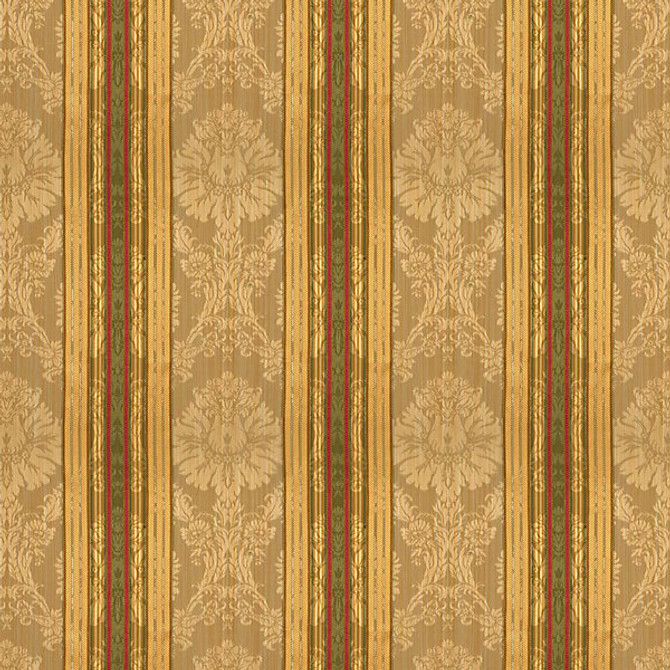 Santa Margarita/Multi On Ochre Sc 000626166 by Scalamandre
 Designer Fabric                                                                        84% COTTON 16% VISCOSE ITALY MEDIUM DUTY Horizontal: 17" and Vertical: 14" 55"  - Swanky Fabrics -