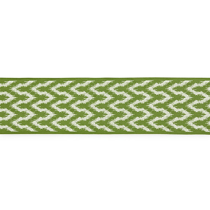Seychelles Tape/Palm T3309-002 by Scalamandre Trim Designer Trim SCALAMANDRE WAREHOUSE 100% POLYOLEFIN UNITED KINGDOM HEAVY DUTY Horizontal: .5" and Vertical: 3.5" - Swanky Fabrics -